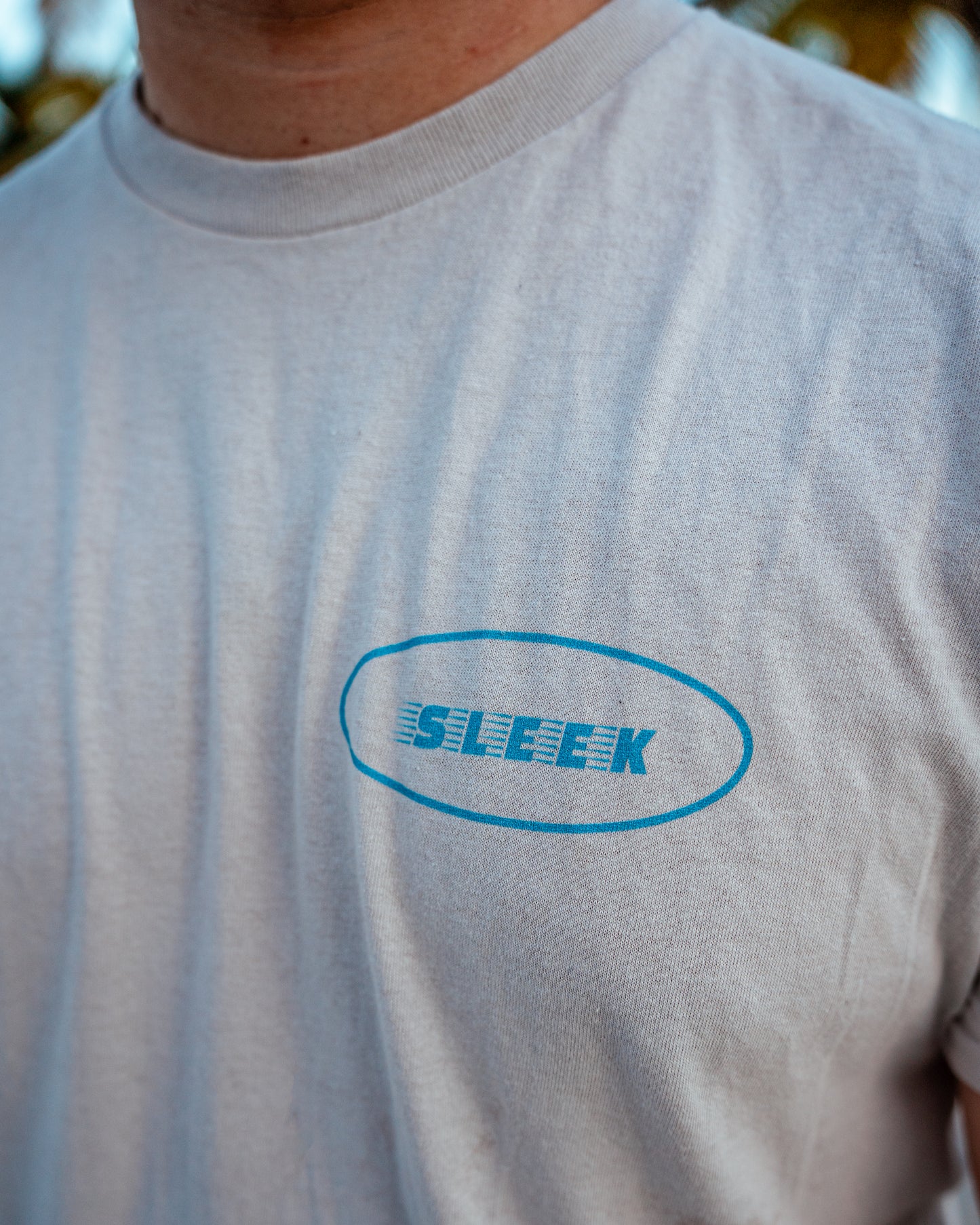 Sleek Blue Logo Tee